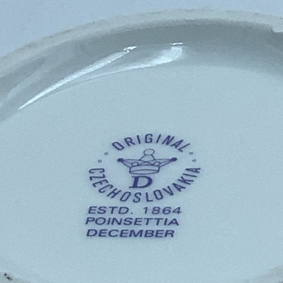 Original Czechoslovakia Poinsettia Mug - Picture 8 of 10